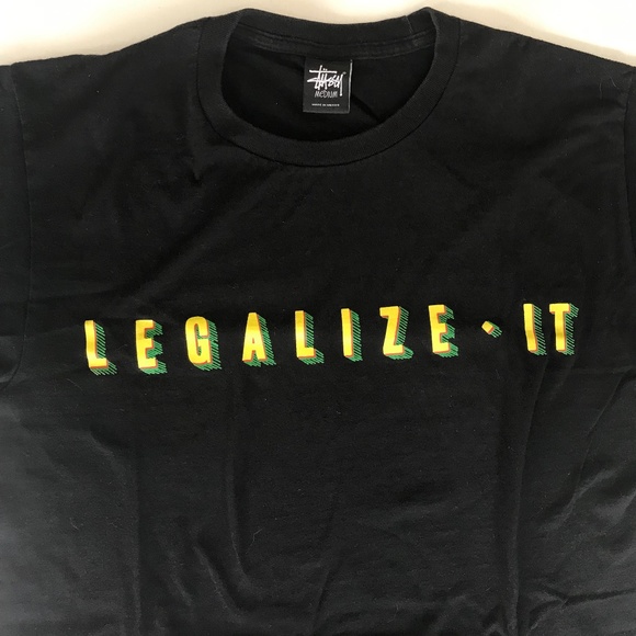 Stussy Peter Tosh shirt size Medium Legalize It - Picture 1 of 3